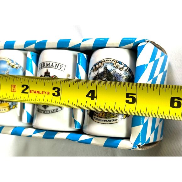 3 Disney Parks Germany Shot Glasses Featuring Munich & Neuschwanstein Castle. - Picture 9 of 11